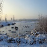 Sneeuwfoto, foto's natuurgebied